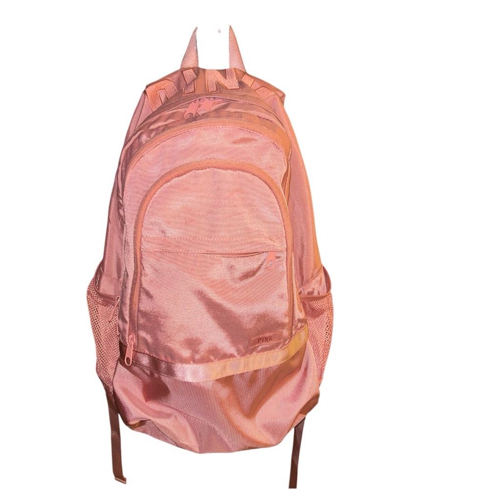 Victoria's Secret Pink Collegiate Backpack in Smoky Rose.